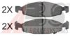 A.B.S. 38790 OE Brake Pad Set, disc brake